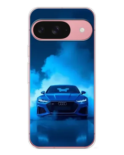 Чохол для Google Pixel 10 Pro з картинкою «Audi — блакитна енергія»