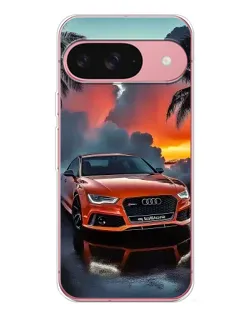 Чохол для Google Pixel 10 Pro з картинкою «Audi — захід сонця»