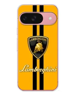 Чохол для Google Pixel 10 Pro з картинкою «Lamborghini Stripe жовтий»