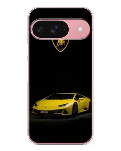 Чохол для Google Pixel 10 Pro з картинкою «Lamborghini жовтий акцент»