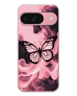 Чехол для Google Pixel 10 Pro с картинкой «Бабочка в дыму»