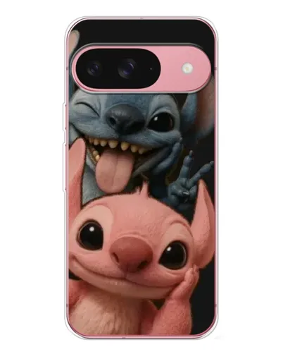 Чехол для Google Pixel 10 Pro с картинкой «Стич и Ангел»