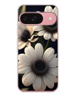 Чехол для Google Pixel 10 Pro с картинкой «Белые маргаритки макро»