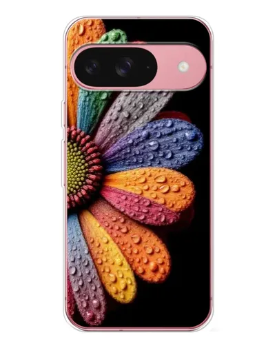 Чехол для Google Pixel 10 Pro с картинкой «Радужный цветок»