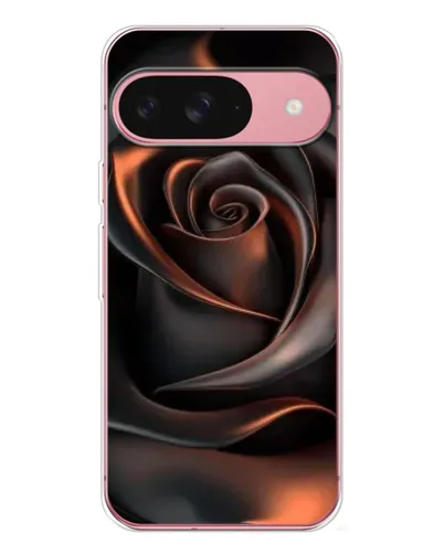 Чехол для Google Pixel 10 Pro с картинкой «Шелковая черная роза»