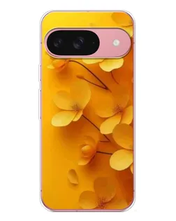 Чехол для Google Pixel 10 Pro с картинкой «Золотые лепестки»