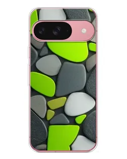 Чехол для Google Pixel 10 Pro с картинкой «Яркая неоновая галька»