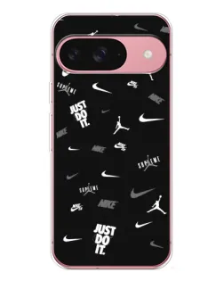Чохол для Google Pixel 10 з картинкою «Nike Black Pattern»
