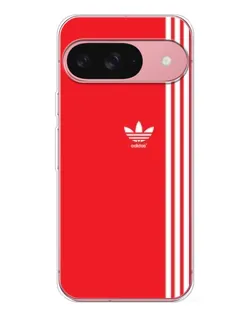 Чохол для Google Pixel 10 з картинкою «Червоний мінімалізм Adidas»