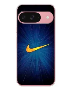 Чехол для Google Pixel 10 с картинкой «Синий пульс Nike»