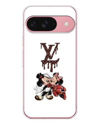 Чохол для Google Pixel 10 з картинкою «LV та Міккі Маус»