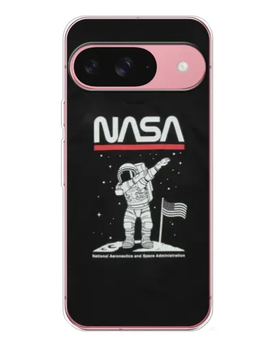 Чохол для Google Pixel 10 з картинкою «NASA — крокуємо по Місяцю»