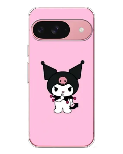 Чехол для Google Pixel 10 с картинкой «Kuromi — розовая нежность»