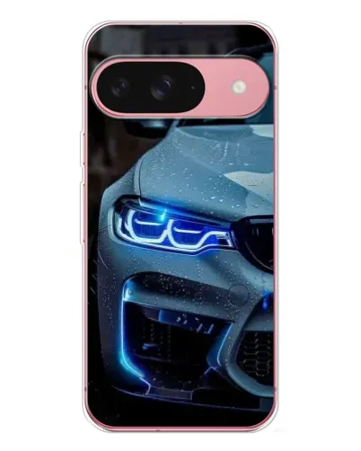 Чохол для Google Pixel 10 з картинкою «Погляд BMW з синіми фарами»