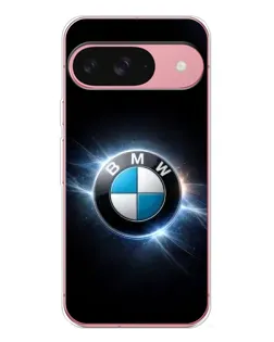 Чохол для Google Pixel 10 з картинкою «BMW — неонове сяйво»