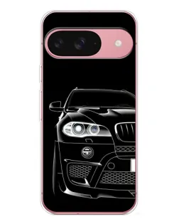 Чохол для Google Pixel 10 з картинкою «Темний силует BMW»