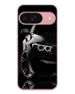 Чохол для Google Pixel 10 з картинкою «Чорна BMW — профіль»