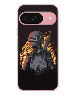 Чохол для Google Pixel 10 з картинкою «PUBG — вогняний силует»