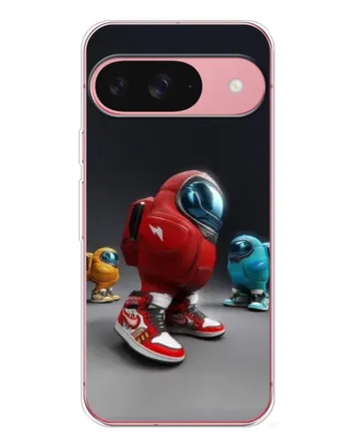 Чехол для Google Pixel 10 с картинкой «Among Us — 3D стиль»