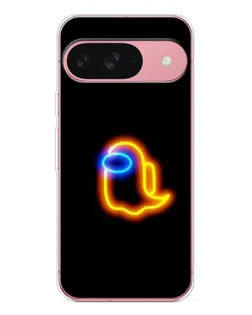 Чехол для Google Pixel 10 с картинкой «Among Us неоновое сияние»