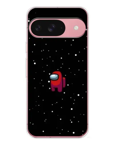 Чехол для Google Pixel 10 с картинкой «Красный Among Us»