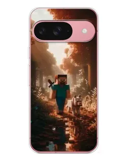 Чехол для Google Pixel 10 с картинкой «Стив в лесу»