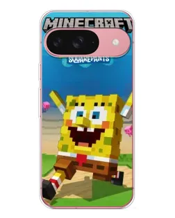 Чохол для Google Pixel 10 з картинкою «Губка Боб Minecraft»