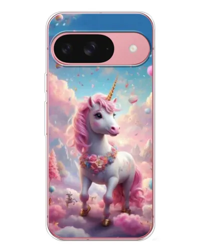Чохол для Google Pixel 10 з картинкою «Єдиноріг серед хмар»