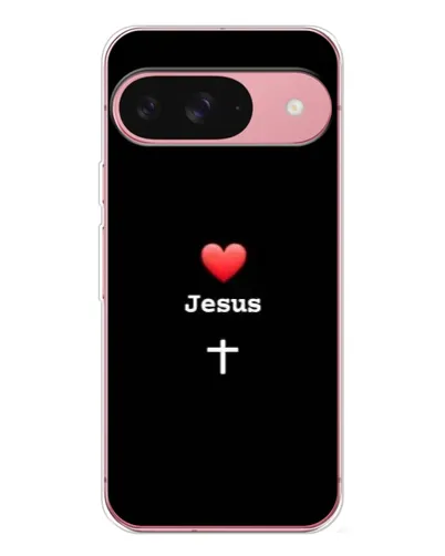 Чохол для Google Pixel 10 з картинкою «Серце - Jesus»