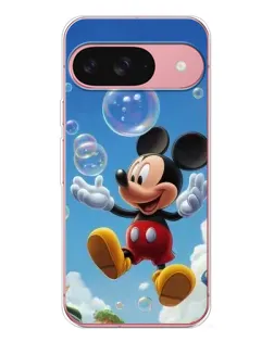 Чохол для Google Pixel 10 з картинкою «Mickey та мильні бульбашки»