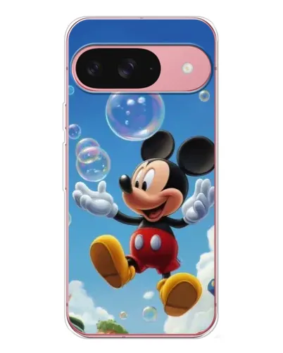 Чохол для Google Pixel 10 з картинкою «Mickey та мильні бульбашки»