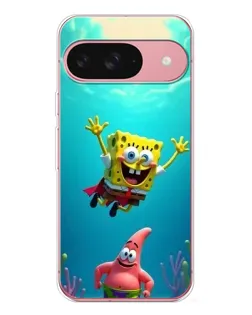 Чохол для Google Pixel 10 з картинкою «Спанч Боб під водою»
