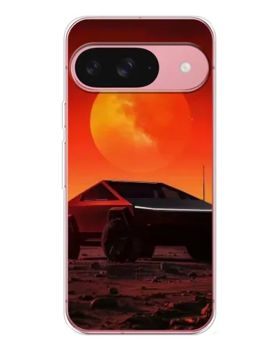 Чохол для Google Pixel 10 з картинкою «Cybertruck на Марсі»
