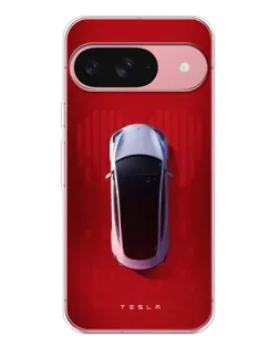 Чохол для Google Pixel 10 з картинкою «Tesla Top View»