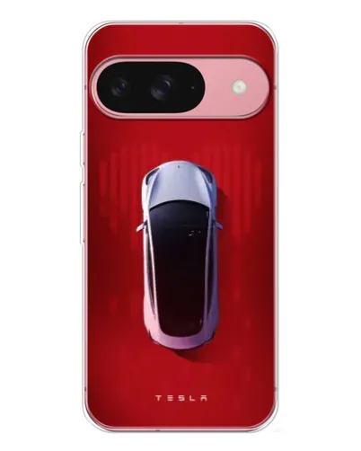 Чохол для Google Pixel 10 з картинкою «Tesla Top View»