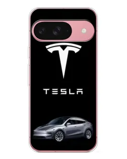 Чохол для Google Pixel 10 з картинкою «Tesla Model Y»