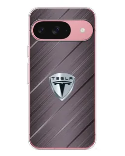 Чохол для Google Pixel 10 з картинкою «Металева текстура Tesla»