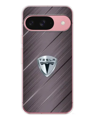 Чохол для Google Pixel 10 з картинкою «Металева текстура Tesla»