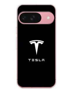 Чохол для Google Pixel 10 з картинкою «Tesla White Logo»