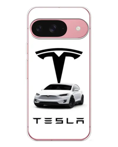 Чохол для Google Pixel 10 з картинкою «Tesla White Style»