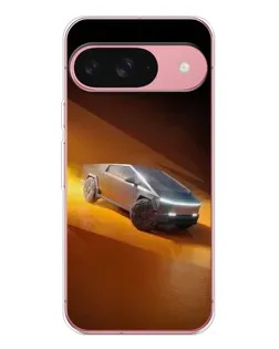 Чохол для Google Pixel 10 з картинкою «Cybertruck у пустелі»