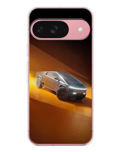 Чохол для Google Pixel 10 з картинкою «Cybertruck у пустелі»