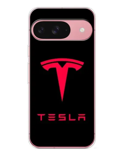 Чохол для Google Pixel 10 з картинкою «Tesla Red Logo»