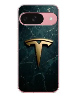 Чохол для Google Pixel 10 з картинкою «Мармурова Tesla Gold»
