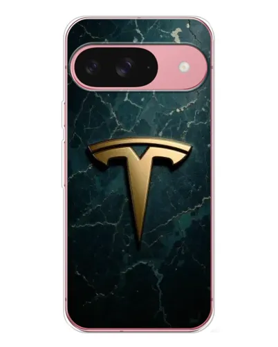 Чохол для Google Pixel 10 з картинкою «Мармурова Tesla Gold»