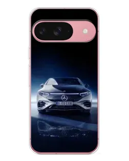 Чохол для Google Pixel 10 з картинкою «Нічний Mercedes EQ»