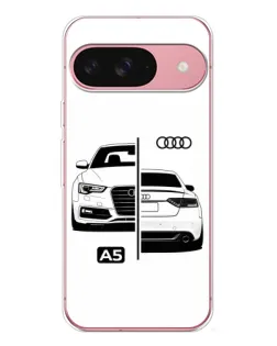 Чохол для Google Pixel 10 з картинкою «Audi — контрастний дизайн»