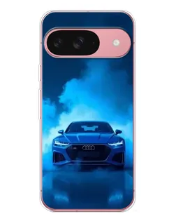 Чохол для Google Pixel 10 з картинкою «Audi — блакитна енергія»