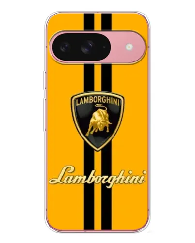 Чохол для Google Pixel 10 з картинкою «Lamborghini Stripe жовтий»