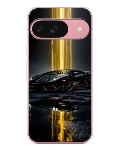 Чохол для Google Pixel 10 з картинкою «Нічний Lamborghini драйв»